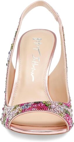 Betsey Johnson Women's Mina Peep-Toe Slingback Heeled Sandals in Saudi Arabia