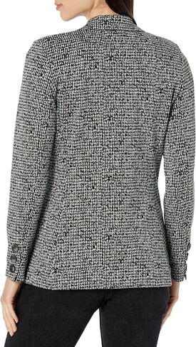 NIC+ZOE Women's Petite Etched Tweed Knit Blazer in Saudi Arabia
