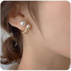 Gold Claw Earrings for Women Double Hoop Earrings for Single Piercing Sparkle Claw Earrings Ear Cuff Earrings for Girls Gold Cat Claw Earrings Jewelry Gift in Kuwait