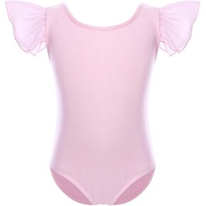 AFAVOM Gymnastics Leotards for Girls 4 Colors Toddler Ballet Dance Leotard Crisscross Back Bodysuit