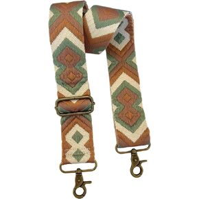 Gray & Willow Woven Crossbody Purse Strap Replacement| Adjustable Wide Guitar Strap for Luggage & Handbags in Saudi Arabia