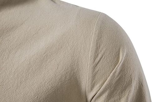 قمصان Kinstell للرجال ذات طراز ريترو بأربطة وأكمام طويلة لأزياء الهالوين في القرون الوسطى من القطن المطابق للفايكنج هيبي in Kuwait