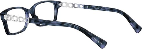Coach HC6148 Prescription Eyewear Frames, Blue Tortoise/Demo Lens, 52 mm in Saudi Arabia