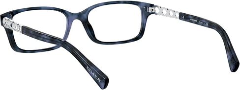 Coach HC6148 Prescription Eyewear Frames, Blue Tortoise/Demo Lens, 52 mm in Saudi Arabia