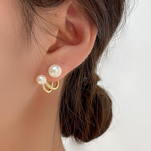 Gold Claw Earrings for Women Double Hoop Earrings for Single Piercing Sparkle Claw Earrings Ear Cuff Earrings for Girls Gold Cat Claw Earrings Jewelry Gift in Kuwait