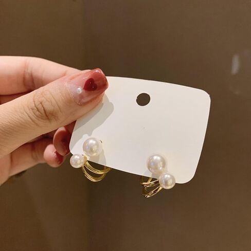 Gold Claw Earrings for Women Double Hoop Earrings for Single Piercing Sparkle Claw Earrings Ear Cuff Earrings for Girls Gold Cat Claw Earrings Jewelry Gift in Kuwait