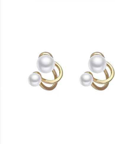 Gold Claw Earrings for Women Double Hoop Earrings for Single Piercing Sparkle Claw Earrings Ear Cuff Earrings for Girls Gold Cat Claw Earrings Jewelry Gift in Kuwait