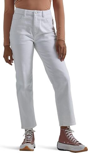 Wrangler Women's High-Rise Rodeo Straight Leg Crop Jean in Kuwait