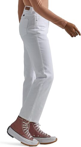 Wrangler Women's High-Rise Rodeo Straight Leg Crop Jean in Kuwait