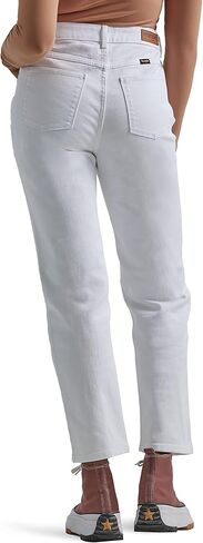 Wrangler Women's High-Rise Rodeo Straight Leg Crop Jean in Kuwait