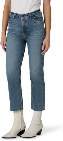 Wrangler Women's High-Rise Rodeo Straight Leg Crop Jean in Kuwait