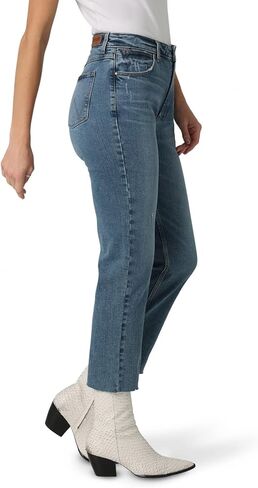 Wrangler Women's High-Rise Rodeo Straight Leg Crop Jean in Kuwait