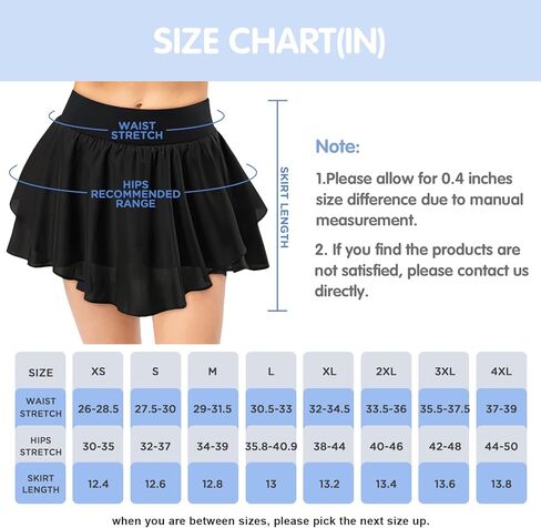 تنانير التنس الرياضية النسائية ذات الكشكشة المزدوجة من CuteStreet مع شورتات الجيب، تنانير الجولف الحريرية المتدفقة، تنانير الجري in Kuwait