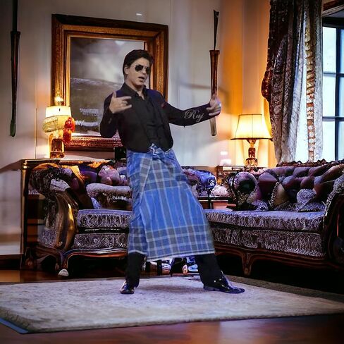 ثيرد اي اكسبورت طقم ملابس لافالافا مصنوع من القطن بنسبة 100% للرجال من هاندلوم، طقم من 3 قطع من قماش لافالافا، فيشتي للرجال من موندو كيرالا in Kuwait