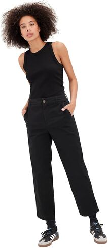 GAP Women's High Rise Girlfriend Khaki in Saudi Arabia