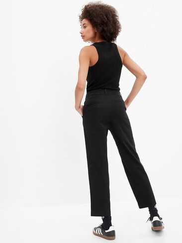 GAP Women's High Rise Girlfriend Khaki in Saudi Arabia