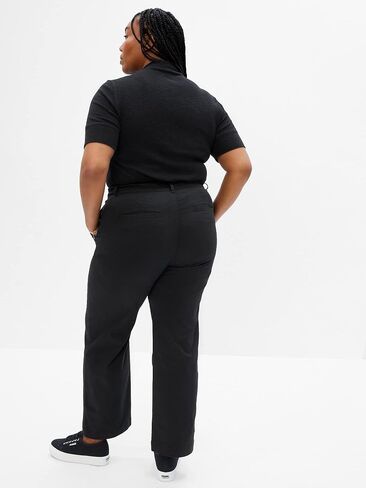 GAP Women's High Rise Girlfriend Khaki in Saudi Arabia