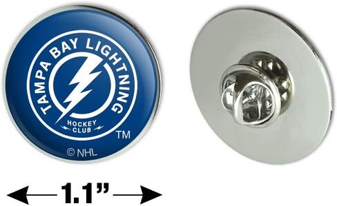 NHL Tampa Bay Lightning Logo Metal 1.1" Tie Tack Hat Lapel Pin Pinback in Saudi Arabia
