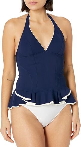 Profile by Gottex Women's Standard Belle Curve Halter Tankini in Saudi Arabia