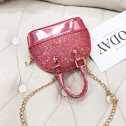 حقيبة يد JienClound للفتيات الصغيرات اللامعة للأطفال الصغار مزينة بالترتر على شكل نجمة وحقيبة كروس للأميرة ومحفظة صغيرة للفتيات in Kuwait