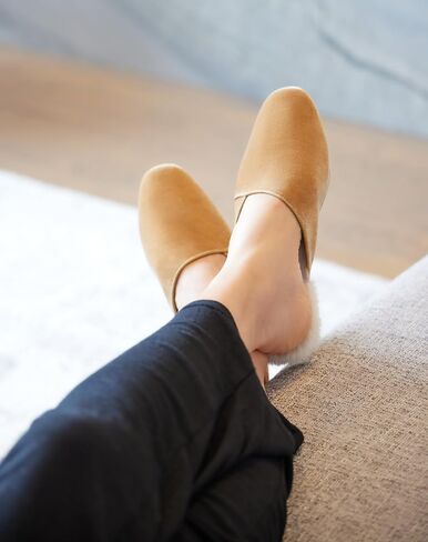 Luvons House Slippers for Women. Stylish, comfortable, machine washable. Memory foam cushion, faux fur, arch support, anti-slip sole for indoor and outdoor wear. in Saudi Arabia