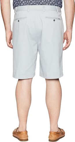 Nautica Men's Big and Tall Cotton Twill Flat Front Chino Short in Saudi Arabia