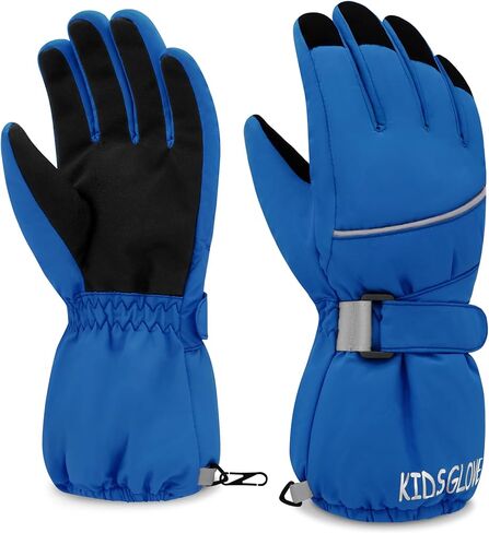 Olreco Kids Snow Gloves for Boys Toddler Waterproof Gloves Girls Winter Gloves Kids Gloves Winter Waterproof Kids Ski Gloves in Kuwait