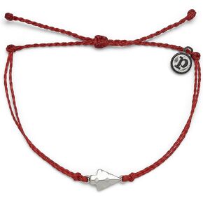 Pura Vida Silver or Gold Antique Arrowhead Bracelet - 100% Waterproof, Adjustable Band - Brand Charm in Kuwait