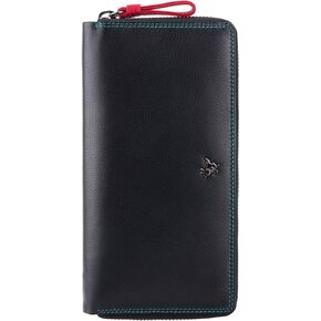 محفظة نسائية من الجلد الناعم متعددة الألوان من Visconti Spectrum 33 (أحمر متعدد)، مقاس كبير in Kuwait