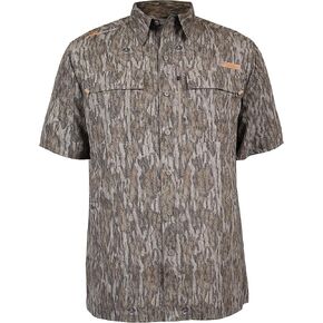 HABIT Men's Hatcher Pass Short Sleeve Camo Guide Shirt