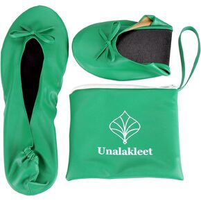 Foldable Blallet Flats- Roll Up Slipper Pouch Women's Wedding Shoes