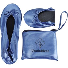 Foldable Blallet Flats- Roll Up Slipper Pouch Women's Wedding Shoes