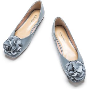 C.Paravano Women's Flats | Square Toe Shoes for Women | Womens Flat Shoes | Flat Shoes Women