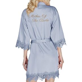 العروس رداء المرأة الكيمونوس وصيفة الشرف الجلباب حفل زفاف الصباح الزفاف Robes الساتان رداء الحرير الجلباب الدانتيل رداء روب للنوم