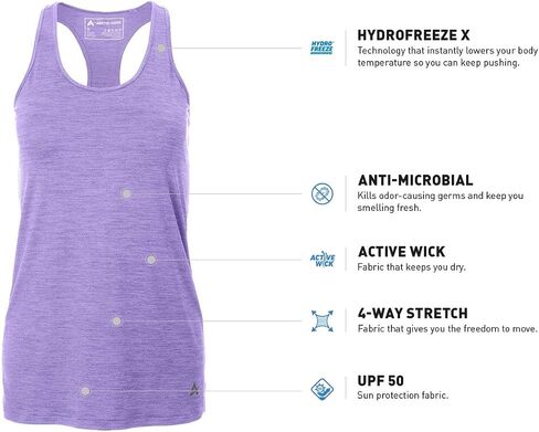 Arctic Cool Women's Tank Instant Cooling Moisture Wicking Performance UPF 50+ Tank Top in Kuwait