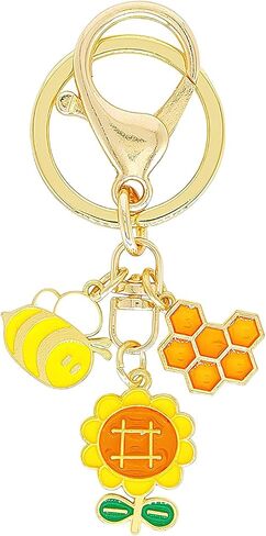 ZYLLGLOW Cute Keychain Aesthetic Keychain Accessories Kawaii Key Ring for Women,Keychain For Girl Charm for Airpod,Backpack in Kuwait