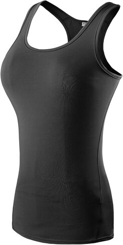 Women's Fitness Fast Dry Compression Running Sleeveless Athletic Tank Top 2/3 Packs in Kuwait