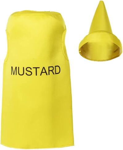 Ketchup and Mustard Costume - Halloween Couples Costumes for Adults - Mascot Costume - Food Costumes by Tigerdoe in Saudi Arabia