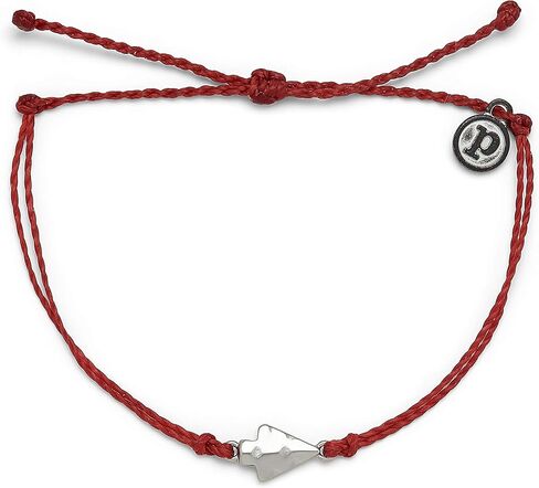 Pura Vida Silver or Gold Antique Arrowhead Bracelet - 100% Waterproof, Adjustable Band - Brand Charm in Kuwait