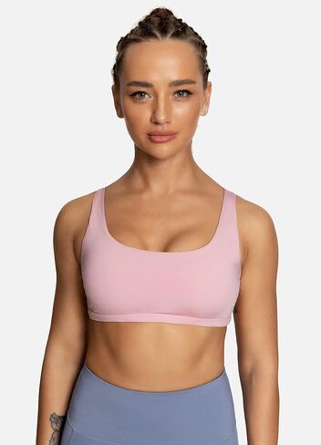 QUEENIEKE Womens Yoga Sport Bra Light Support Strappy Free to Be Bra 77889 in Kuwait