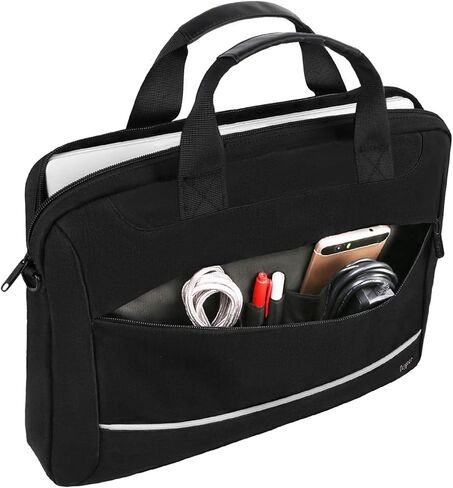 حقيبة لابتوب Taygeer 15.6 بوصة، حقيبة كمبيوتر محمول رفيعة للرجال والنساء، حقيبة حمل محمولة للأعمال وحقيبة كتف للكمبيوتر المحمول، 15 ملحق للكمبيوتر المحمول متوافق مع HP/Dell/Lenovo/Asus/Microsoft Surface in Kuwait