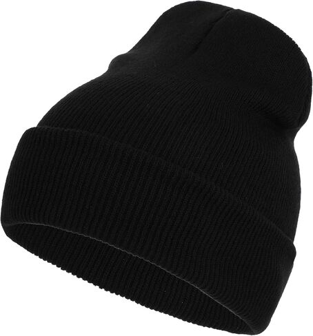 DIVINA VITAE Knitted Beanie Hat for Men and Women, Winter Skull Cap Cuffed Winter Hats Soft Thick Warm Stretchy Knit Caps in Kuwait