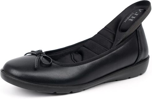 VJH confort Women’s Mary Jane Flats Comfortable Round Toe Arch Support Walking Shoes in Kuwait