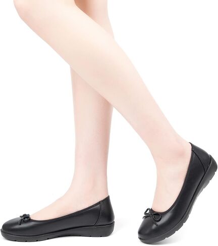 VJH confort Women’s Mary Jane Flats Comfortable Round Toe Arch Support Walking Shoes in Kuwait