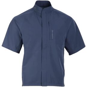 Short Sleeve Golf Rain Jacket - Three Layer Short Sleeve Lightweight, Breathable, All Weather Jacket for Men in Kuwait