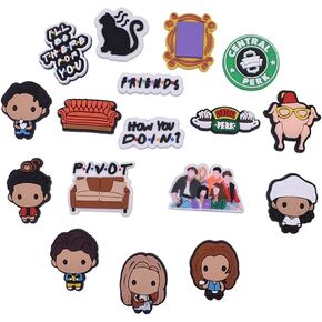 دلايات كروك لطيفة للفتيات على شكل رسوم كرتونية لأحذية Croc حزمة دلايات دبابيس كروك لتقوم بها بنفسك صالة القط مرآة هدايا أصدقاء تركيا Slogen in Kuwait