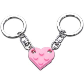 FrereFeter Matching Couples Stuff Brick Heart Keychain Valentines Day Gifts for Him Her Wife Husband Boyfriend Girlfriend in Kuwait