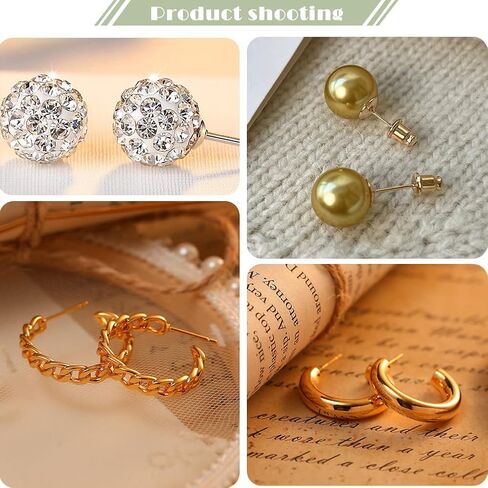 51 Pairs Gold Hoops Earrings Set for Women Girls,Chunky Twisted Hoop Earrings Multipack Pearl Hoop Earrings Pack Small Big Hoops Earring Packs Gold Jewelry Birthday Party Gifts in Saudi Arabia