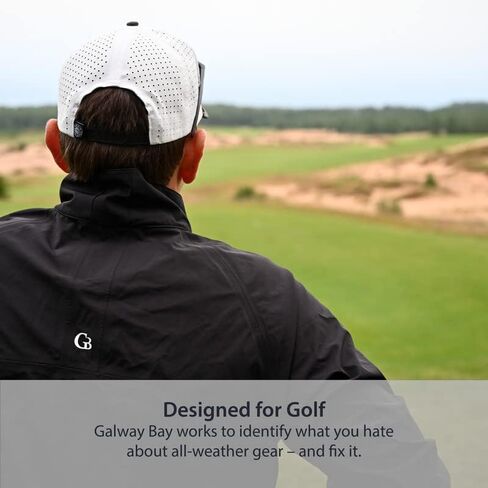 Short Sleeve Golf Rain Jacket - Three Layer Short Sleeve Lightweight, Breathable, All Weather Jacket for Men in Kuwait