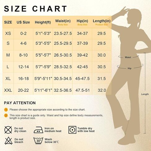 FireSwan Women's Flare Yoga Pants V Waist Flared Leggings High Waisted Bootcut Workout Pants Tummy Control in Kuwait